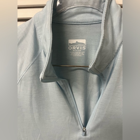 Orvis Women's Light Blue Long Sleeve Top - Picture 7 of 8